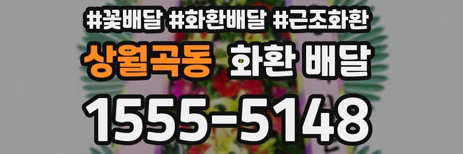 상월곡동 화환 배달