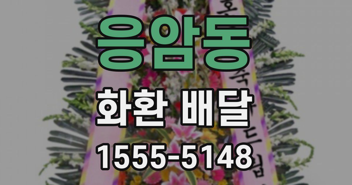 응암동 화환 배달