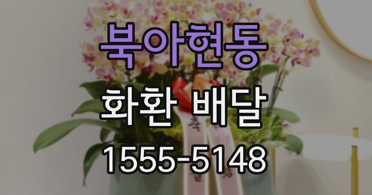북아현동 화환 배달