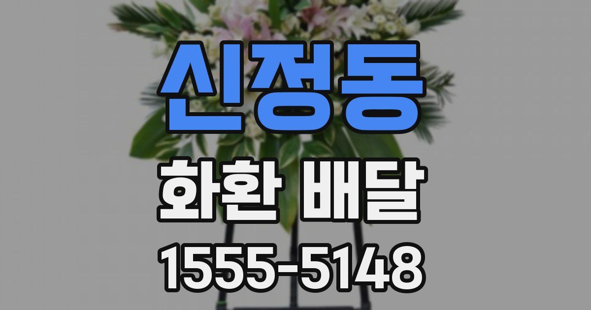 신정동 화환 배달