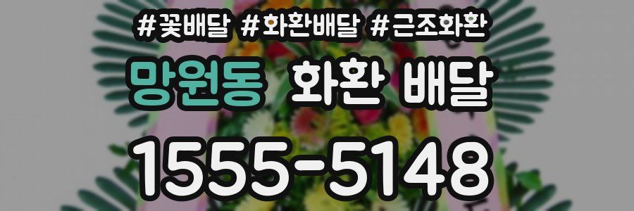 망원동 화환 배달