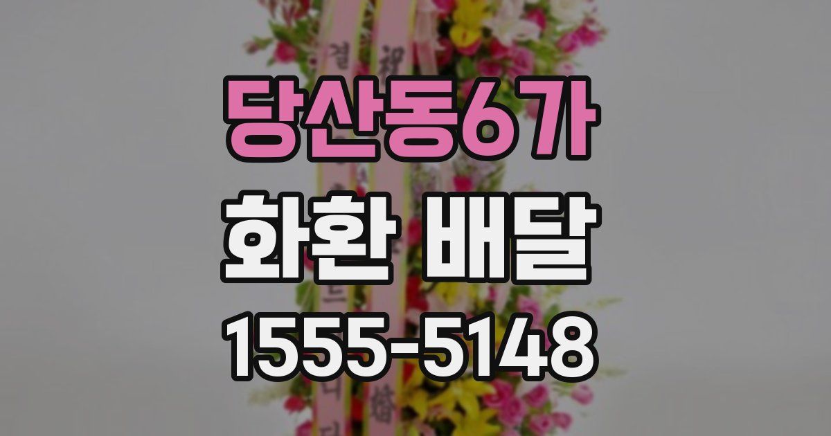 당산동6가 화환 배달
