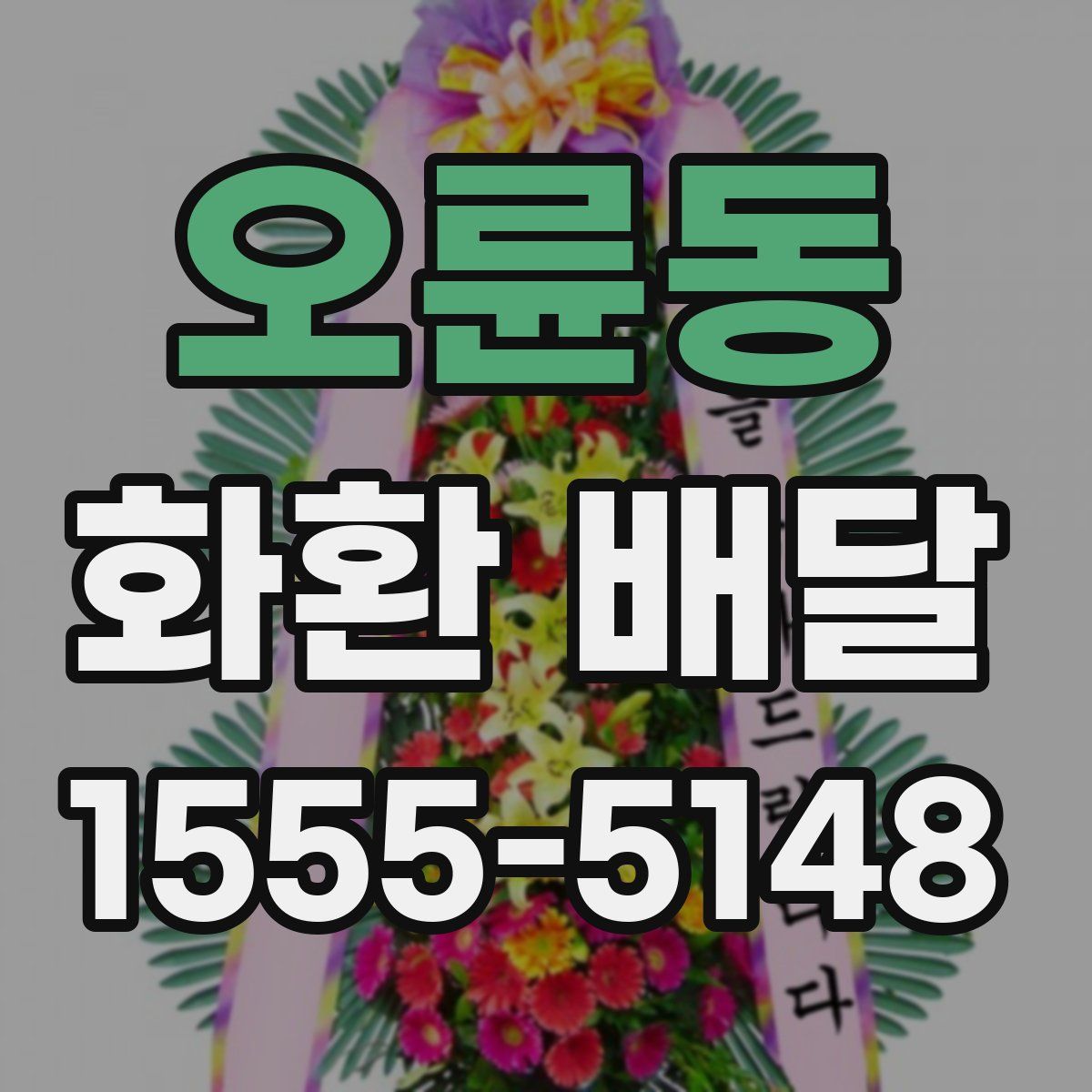 오륜동 화환 배달