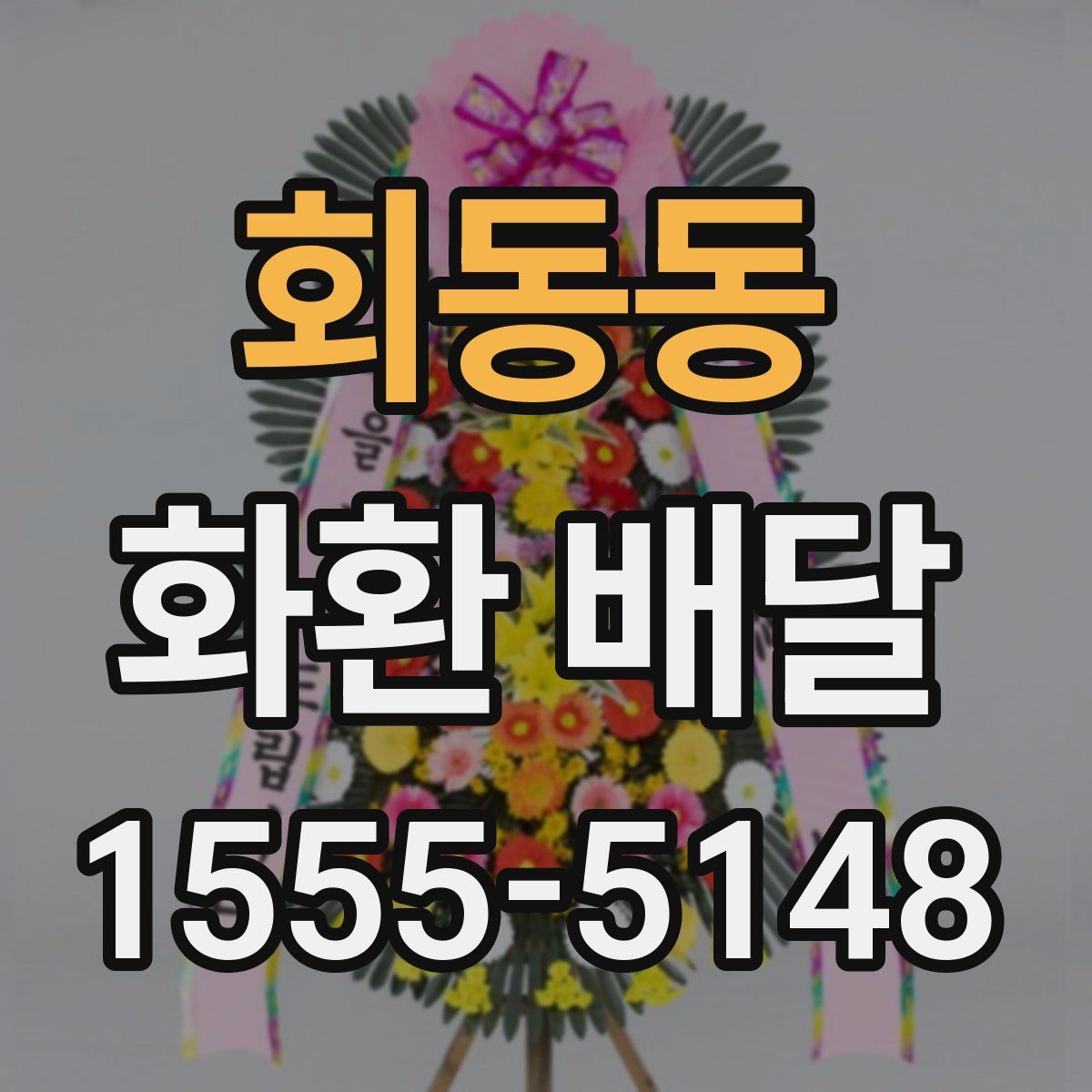 회동동 화환 배달
