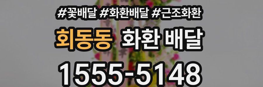 회동동 화환 배달