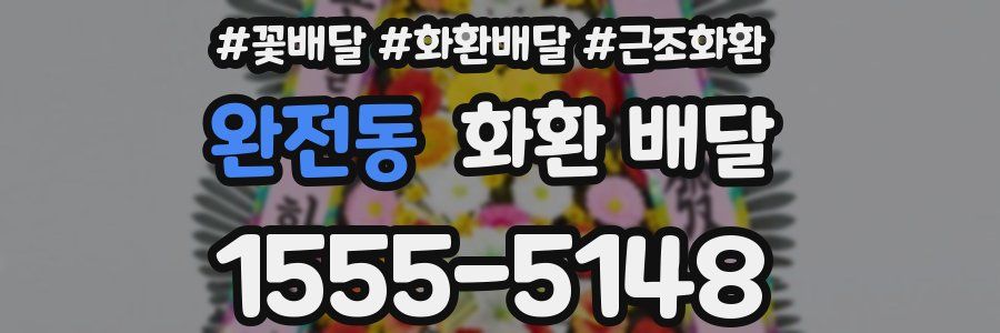 완전동 화환 배달