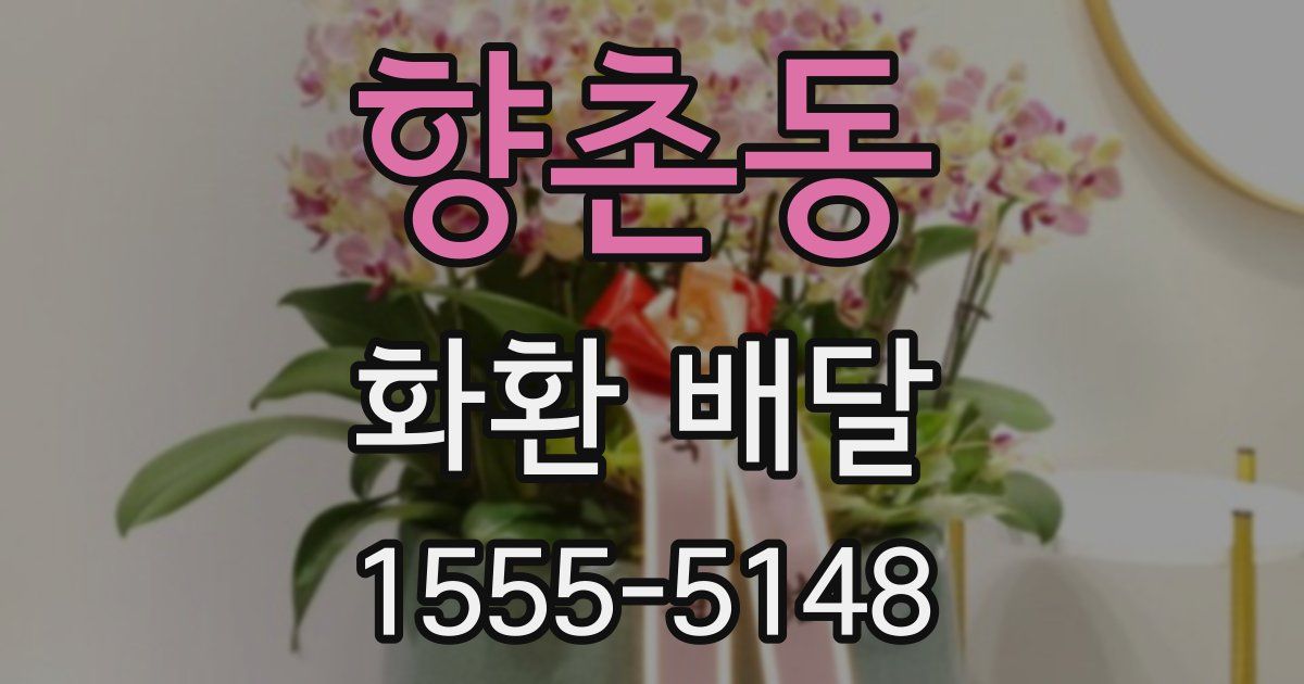 향촌동 화환 배달