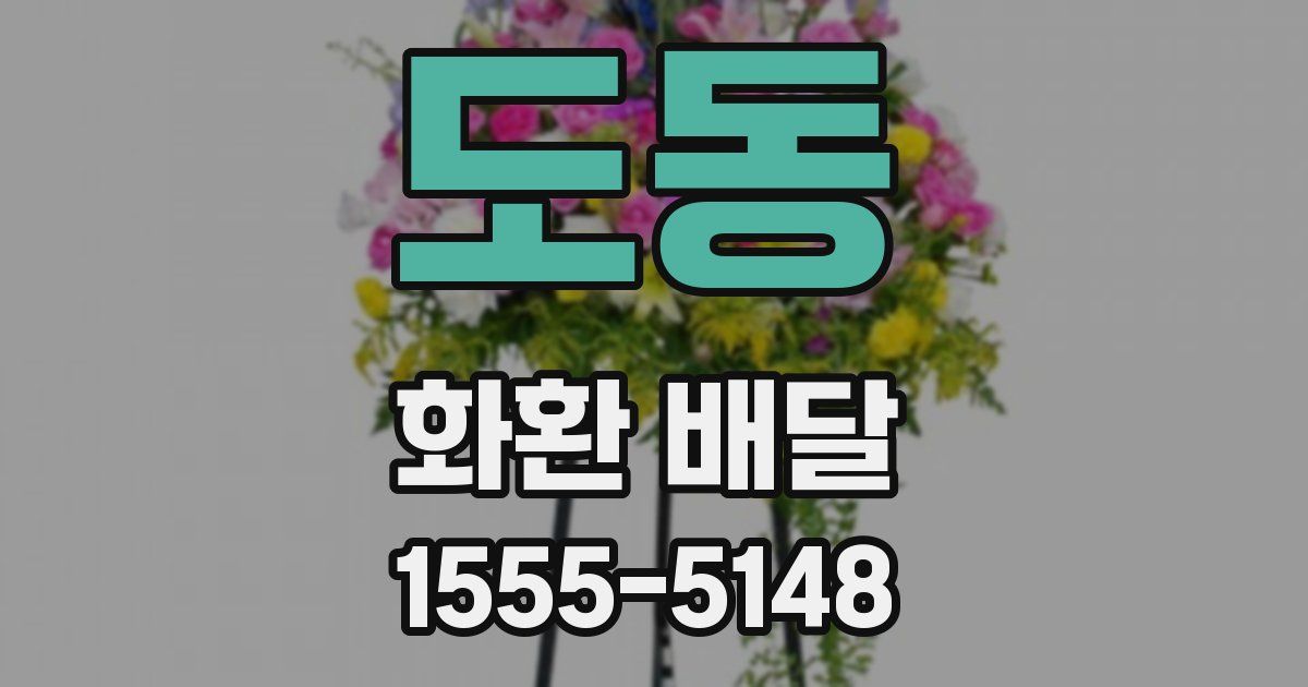 도동 화환 배달