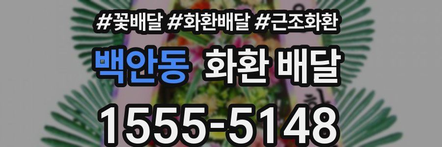 백안동 화환 배달