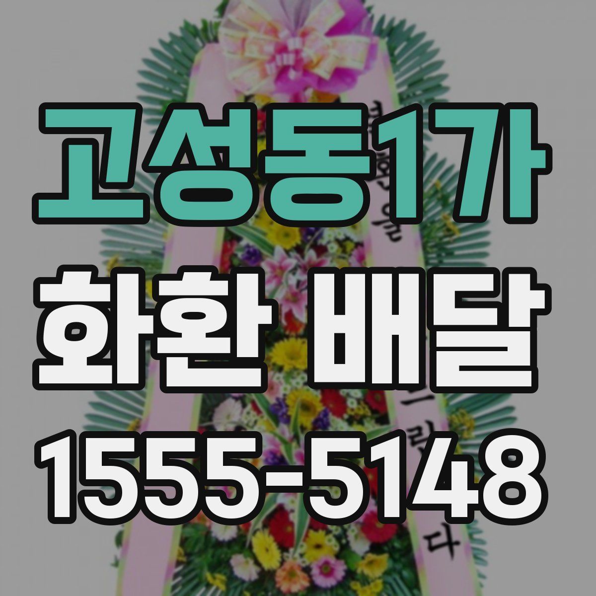 고성동1가 화환 배달