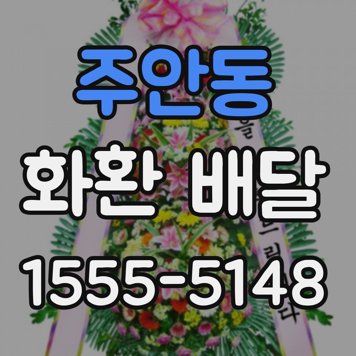 주안동 화환 배달