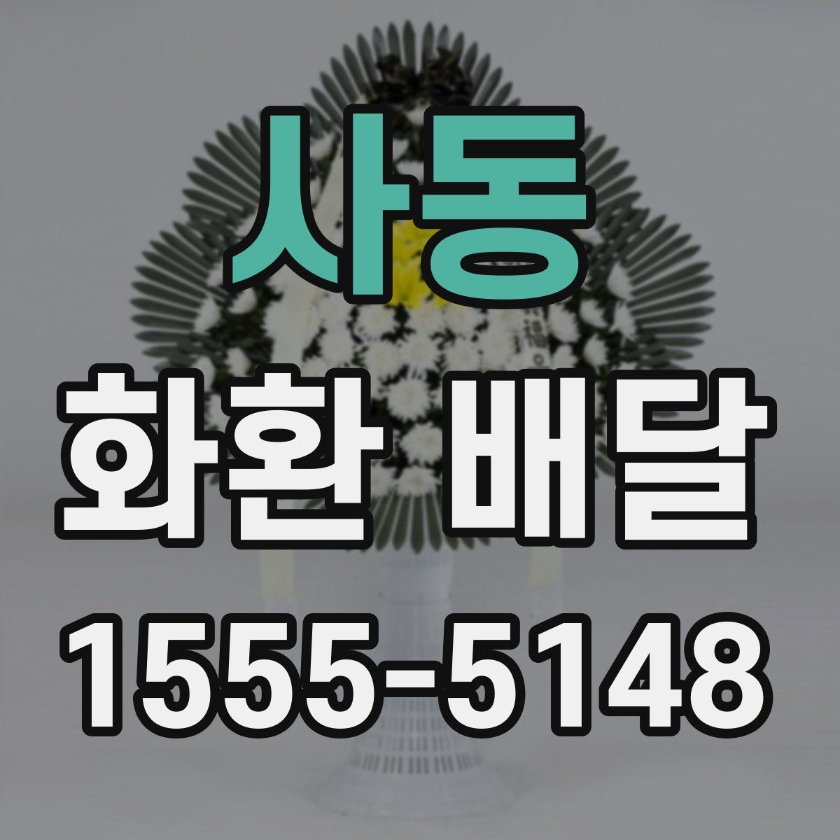 사동 화환 배달