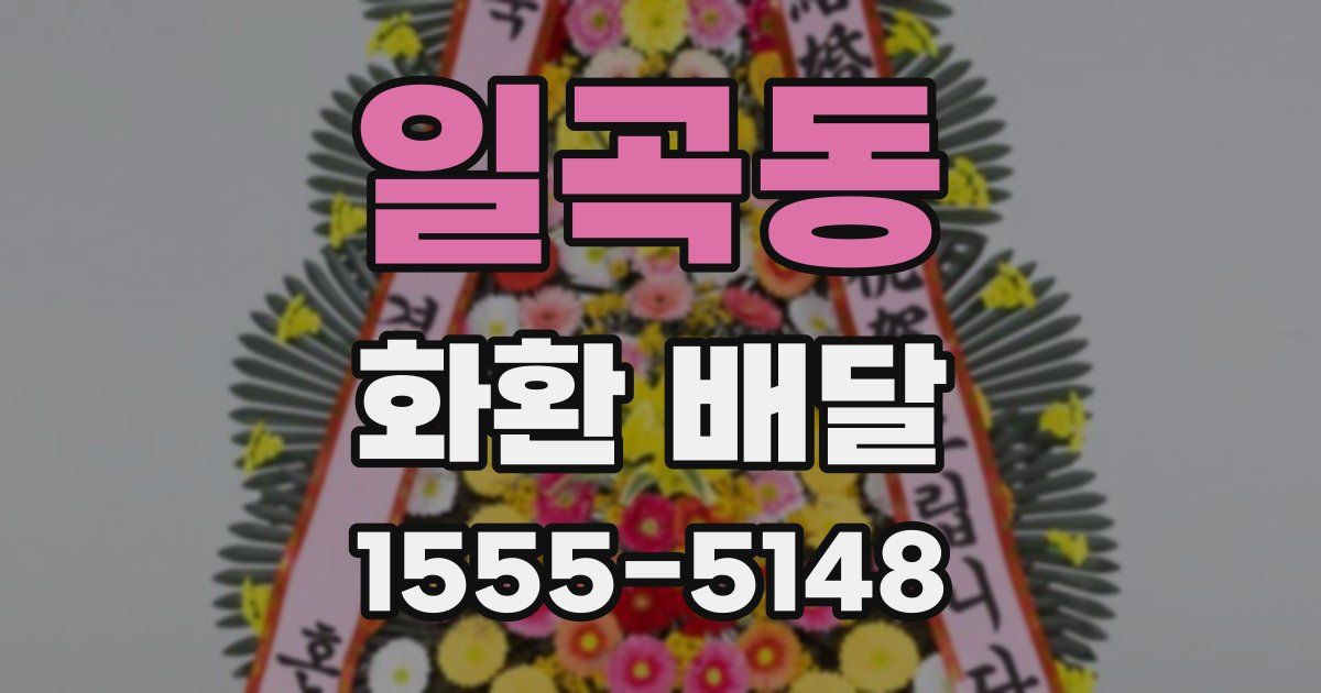 일곡동 화환 배달