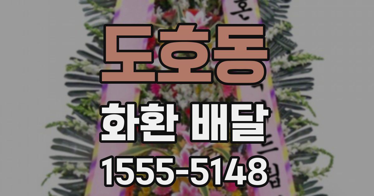 도호동 화환 배달