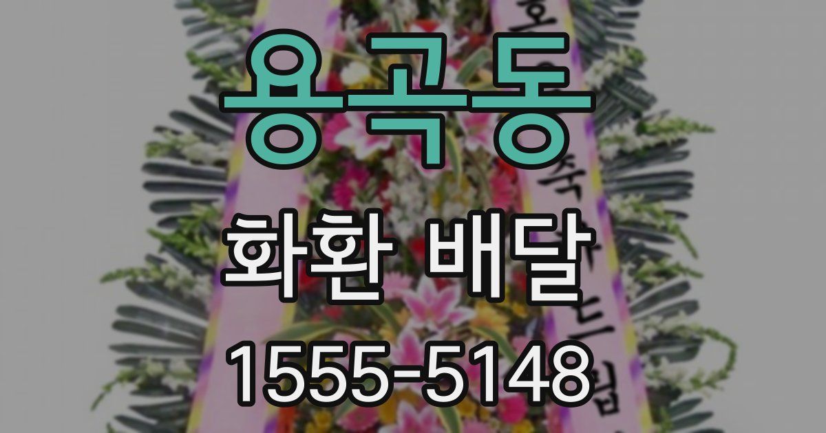 용곡동 화환 배달