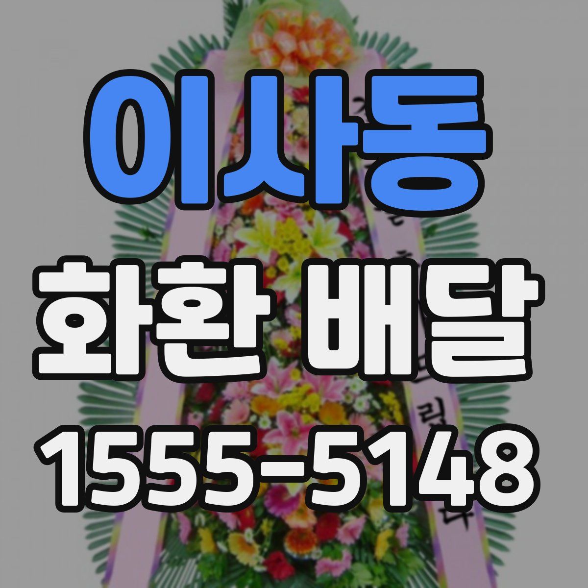 이사동 화환 배달