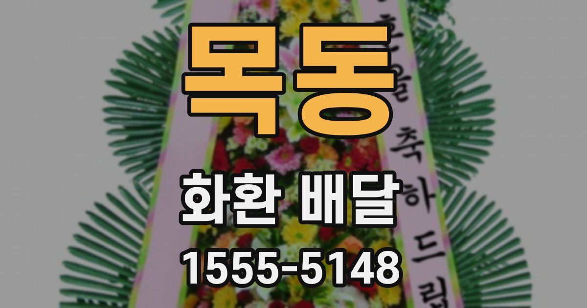 목동 화환 배달