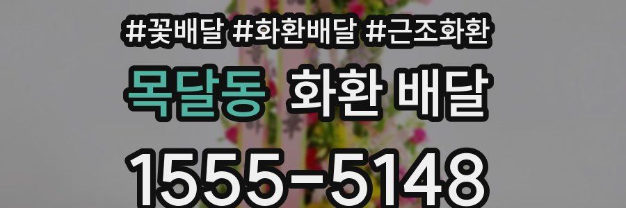 목달동 화환 배달
