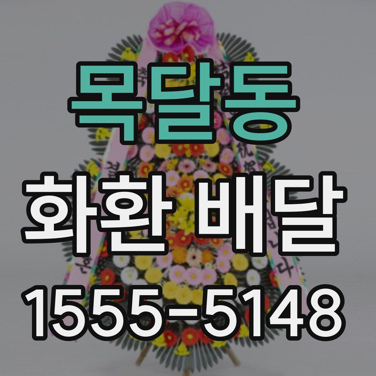 목달동 화환 배달