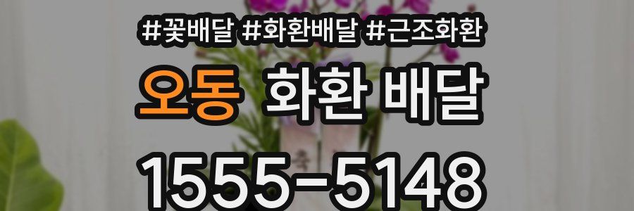 오동 화환 배달