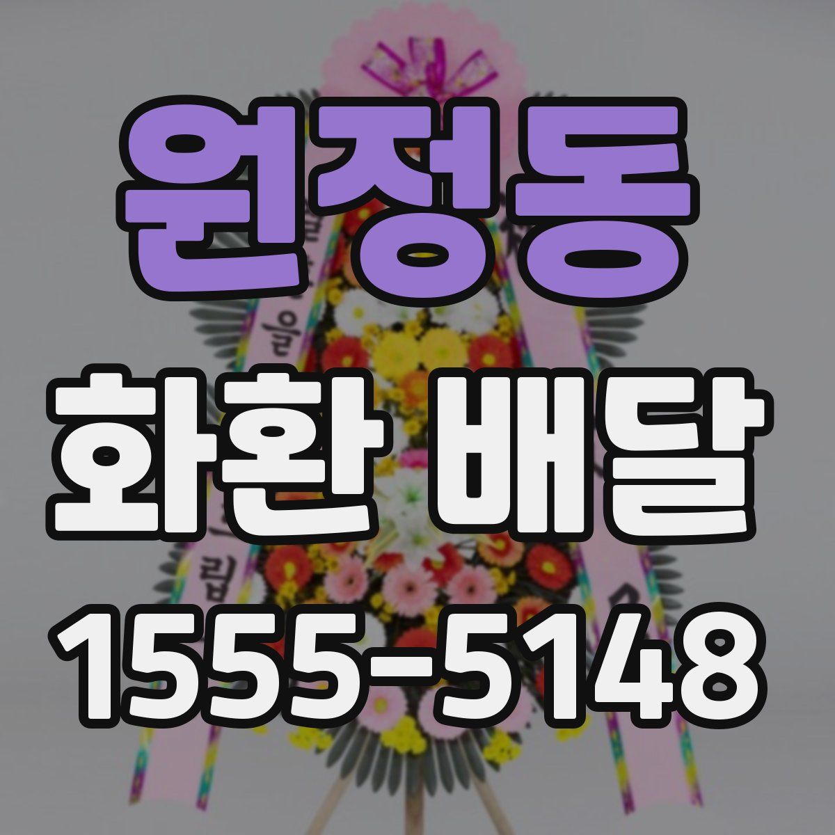원정동 화환 배달