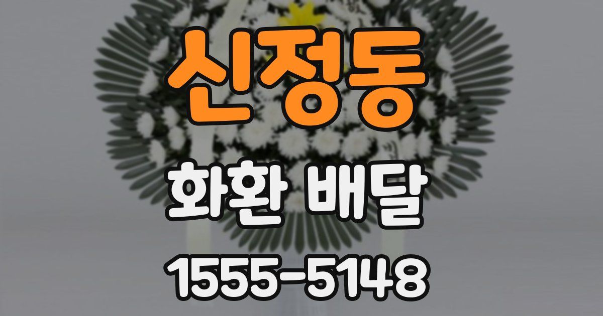 신정동 화환 배달