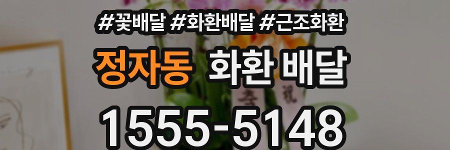 정자동 화환 배달