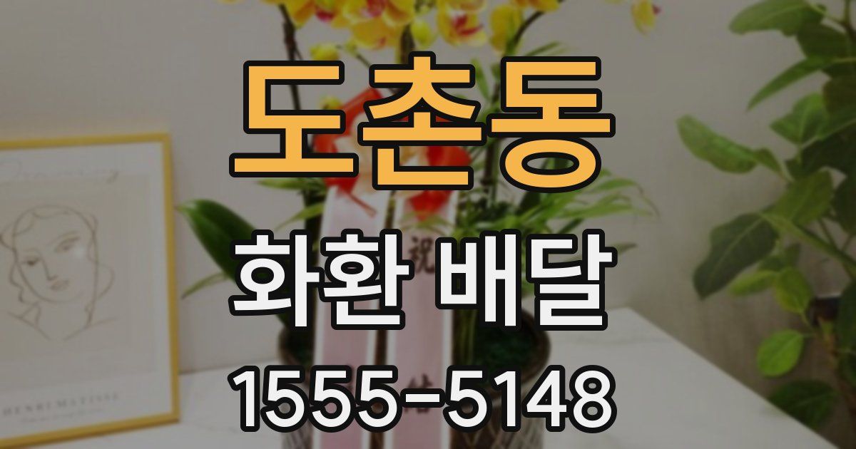도촌동 화환 배달