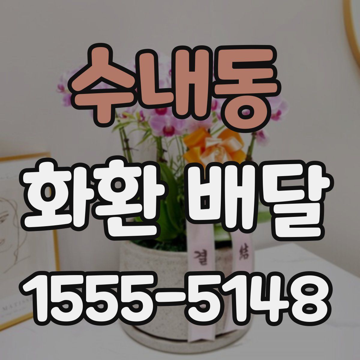 수내동 화환 배달
