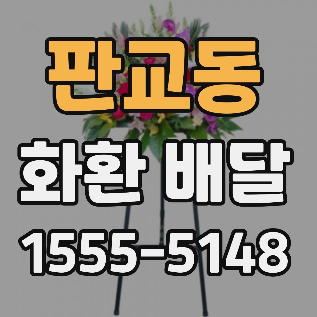 판교동 화환 배달