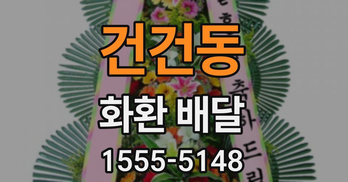 건건동 화환 배달