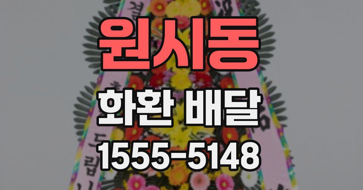 원시동 화환 배달