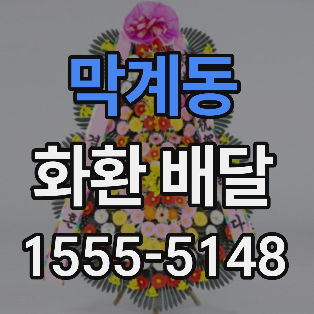 막계동 화환 배달