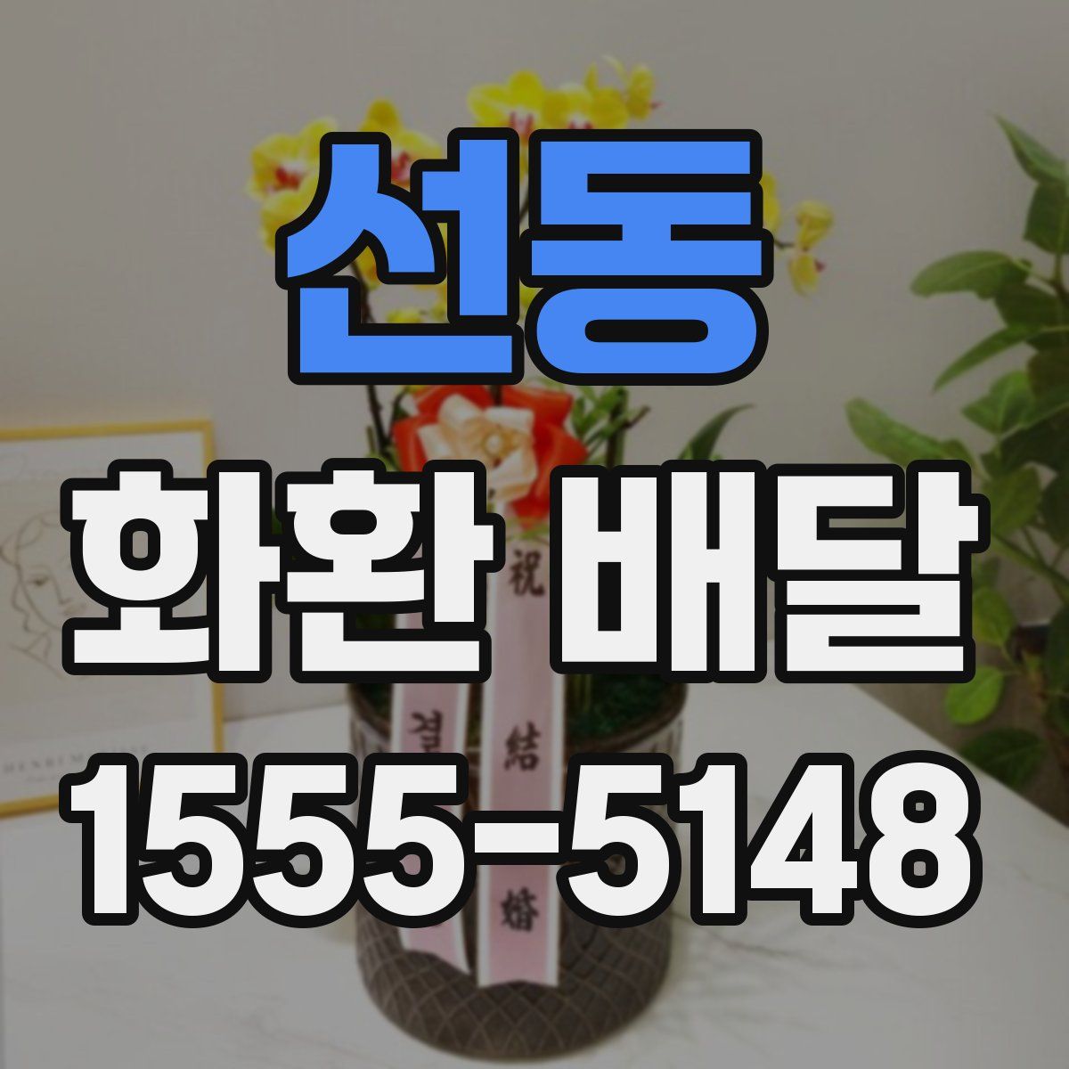 선동 화환 배달