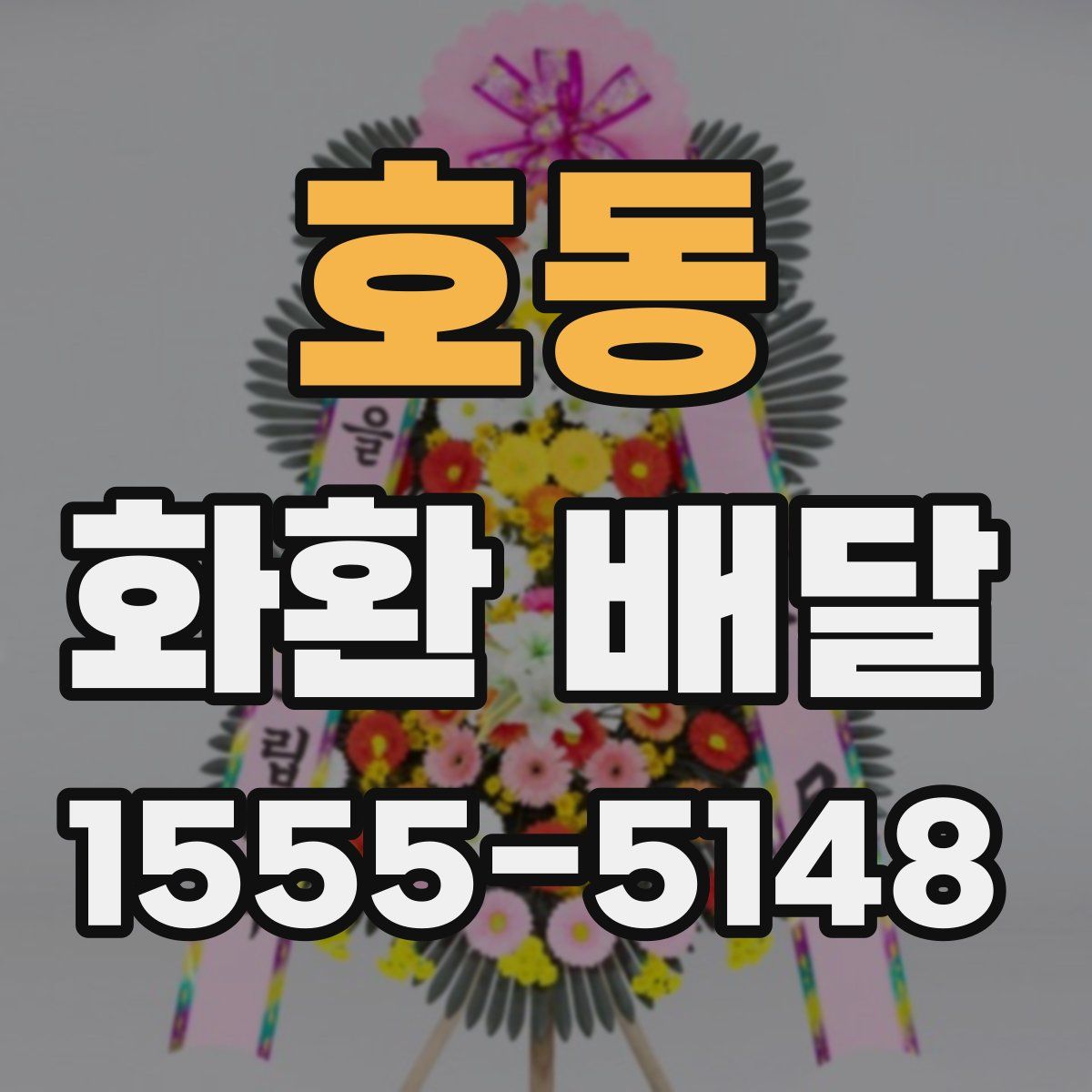 호동 화환 배달