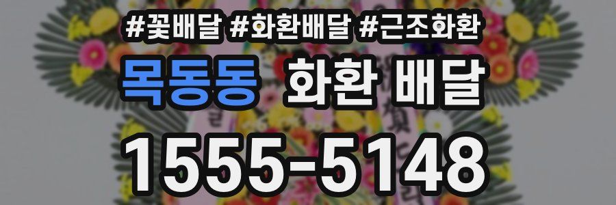 목동동 화환 배달