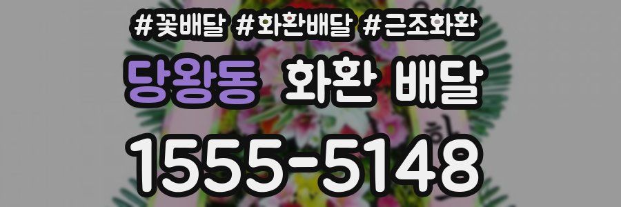 당왕동 화환 배달