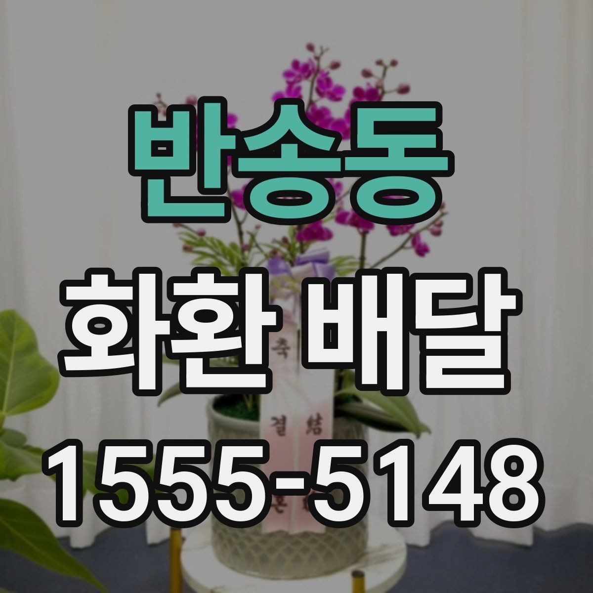 반송동 화환 배달 배송 가능 지역을 미리 묻는 이유
