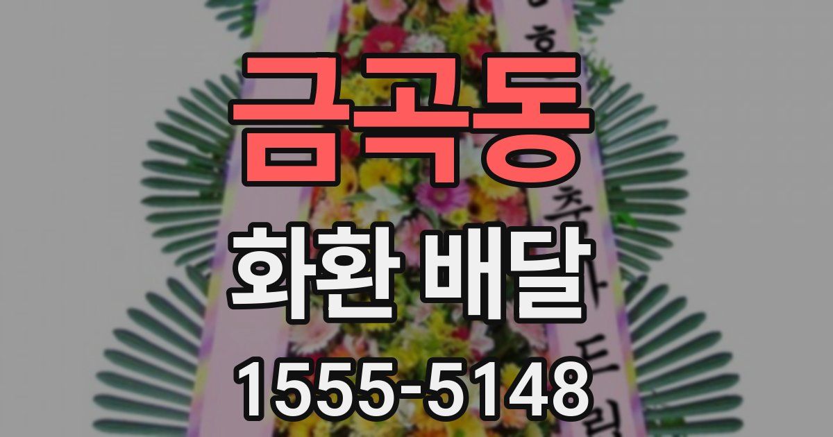 금곡동 화환 배달