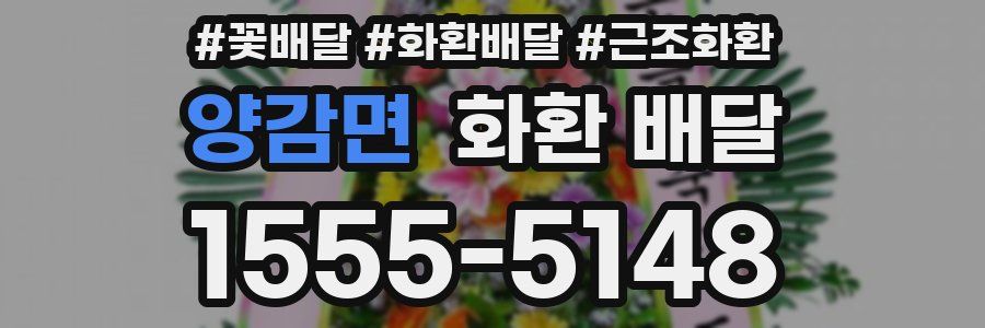 양감면 화환 배달