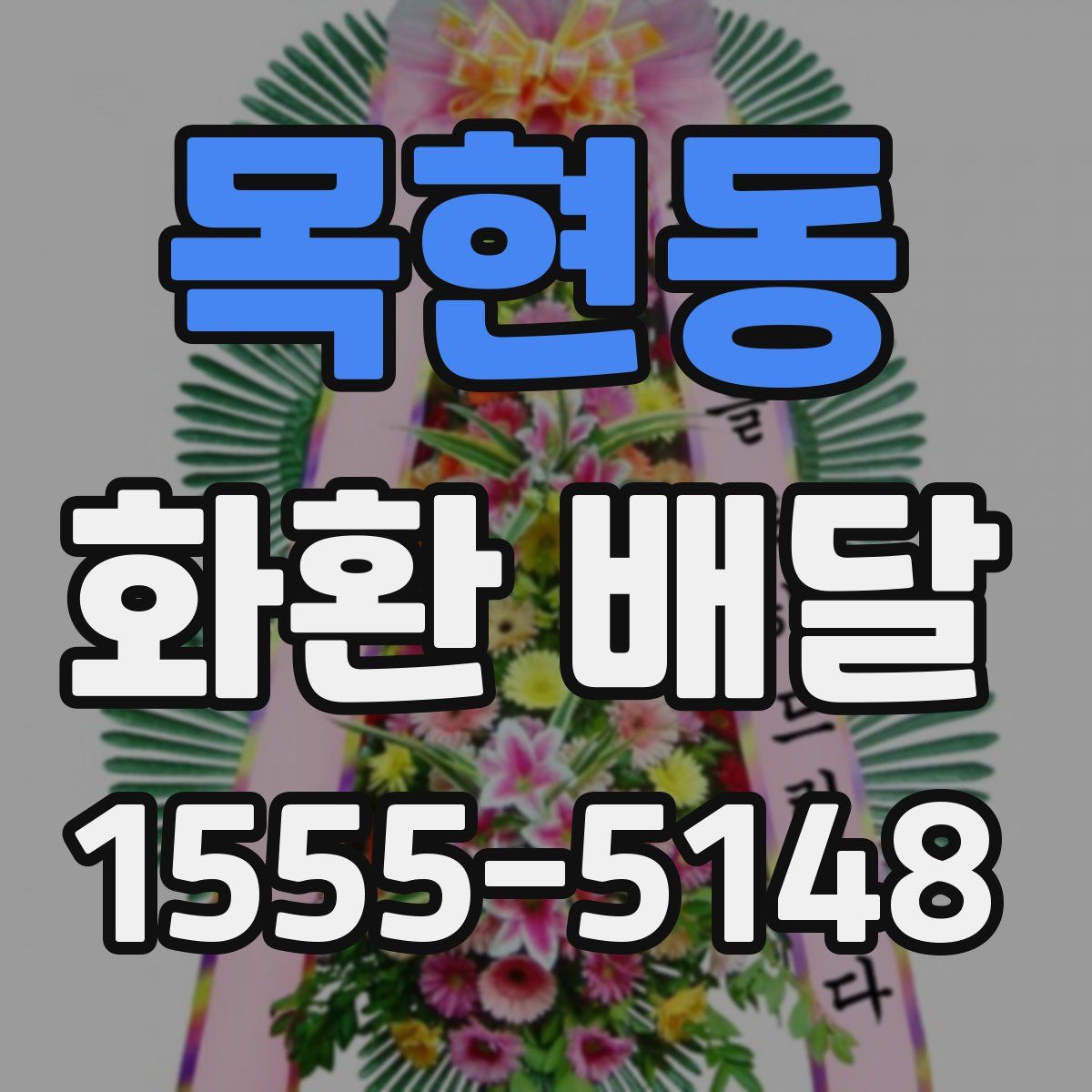 목현동 화환 배달