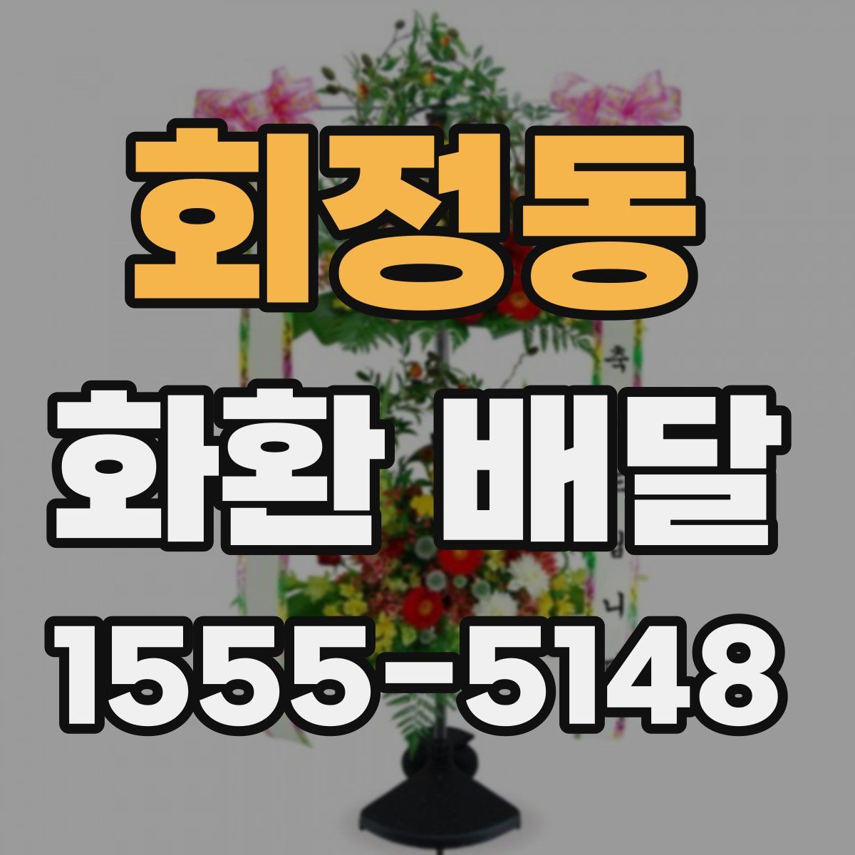 회정동 화환 배달