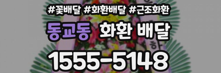 동교동 화환 배달