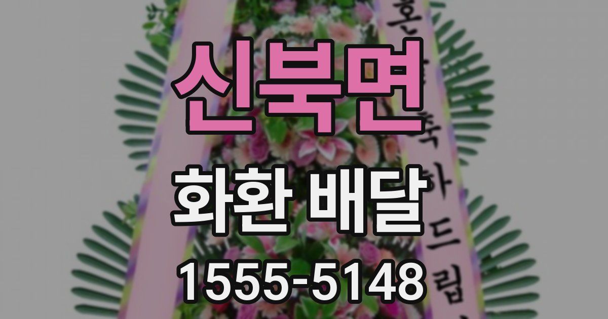 신북면 화환 배달