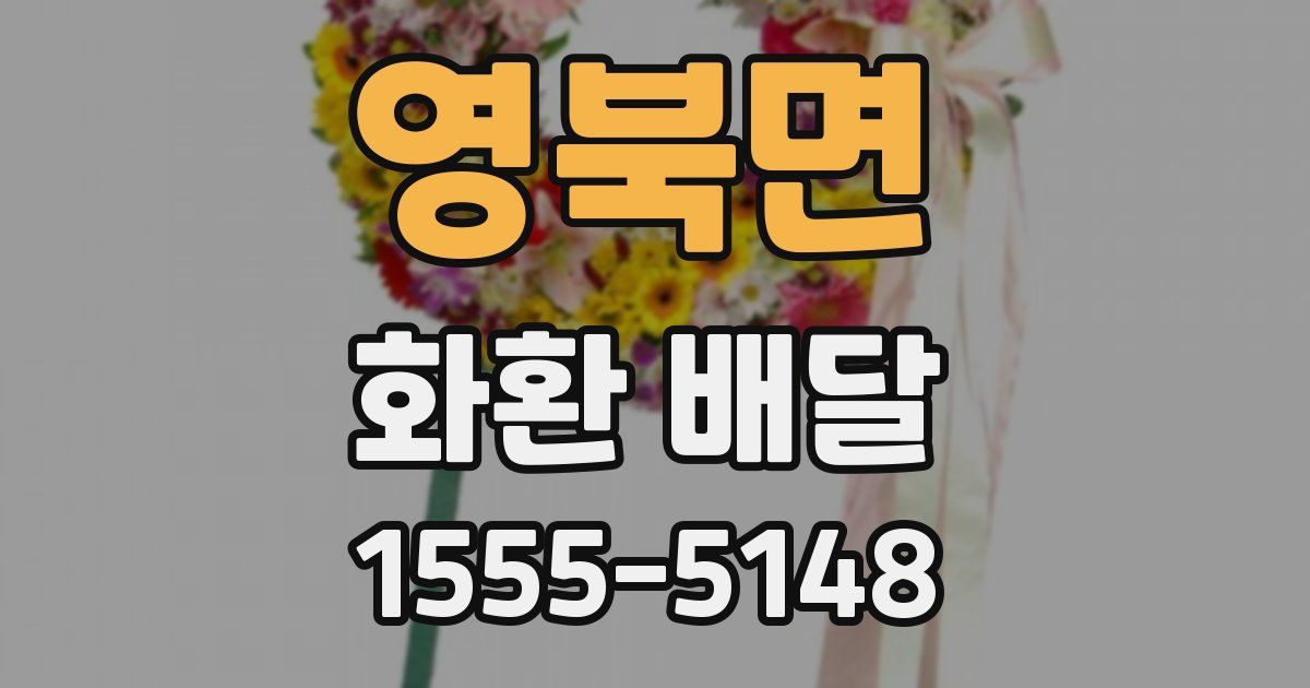 영북면 화환 배달