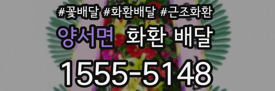 양서면 화환 배달
