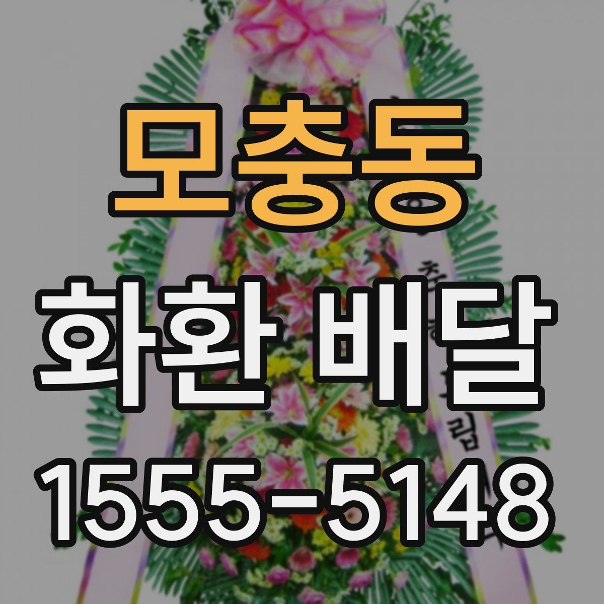 모충동 화환 배달