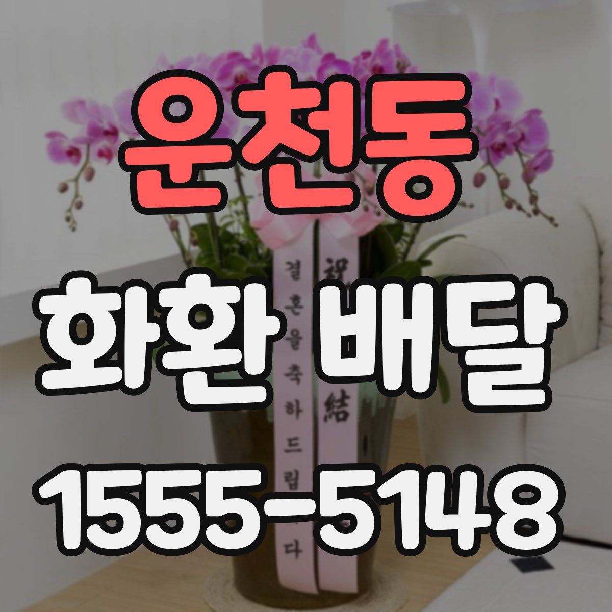운천동 화환 배달