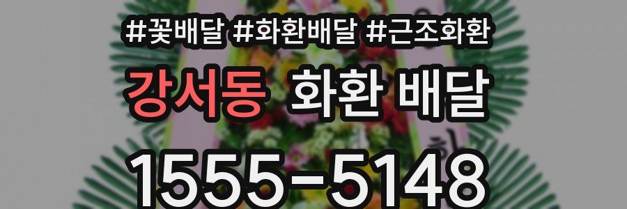 강서동 화환 배달