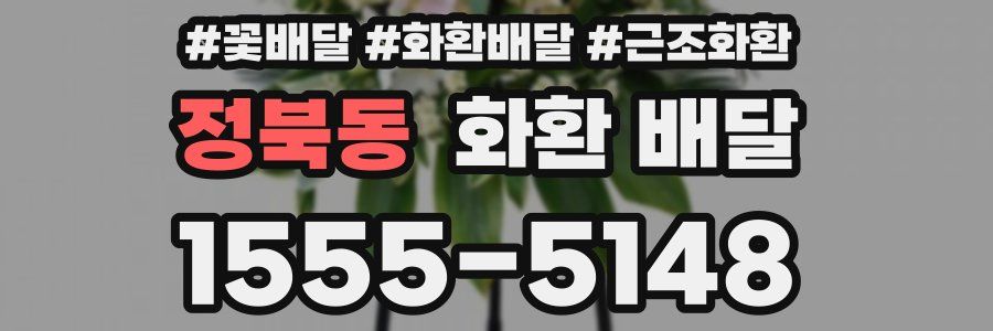 정북동 화환 배달